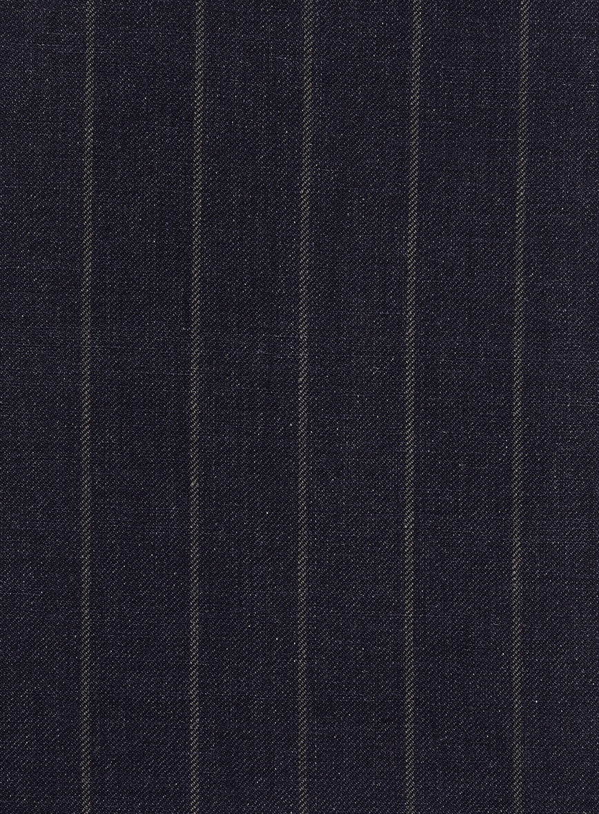Italian Linen Naviero Stripe Suit - Image 6