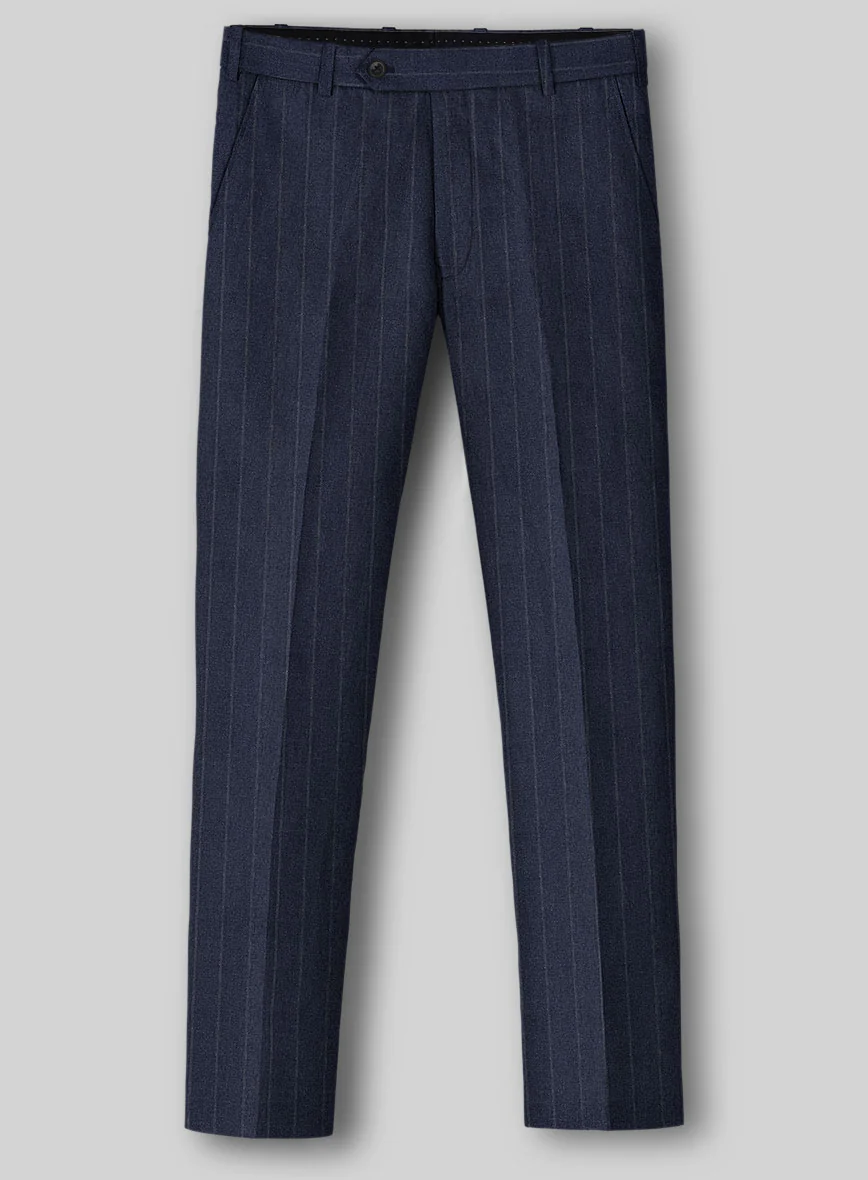 Italian Linen Navisto Stripe Pants - Image 2