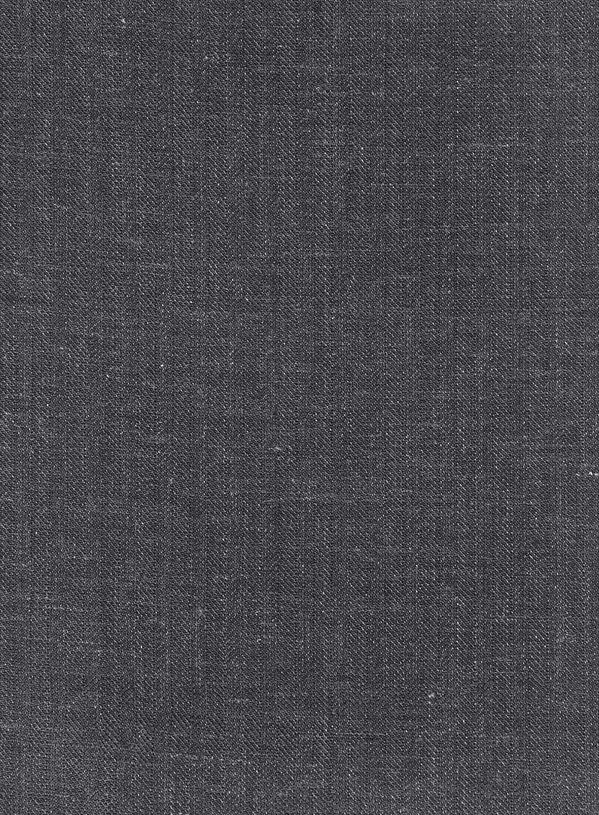 Italian Linen Nottegno Herringbone Pants - Image 3
