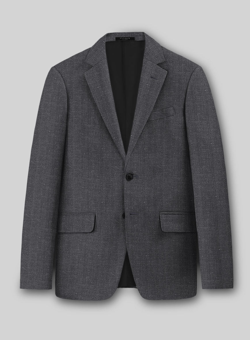 Italian Linen Nottegno Herringbone Suit - Image 2