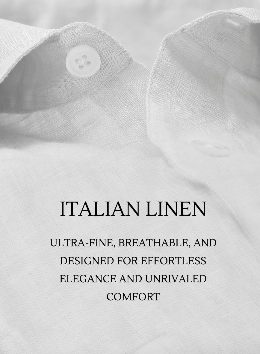 Italian Linen Odol Shirt - Image 4