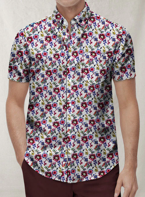 Italian Linen Olivez Shirt - Image 3