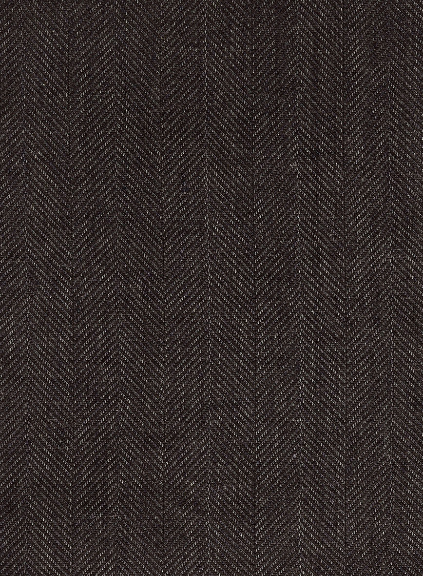 Italian Linen Ombro Herringbone Pants - Image 3