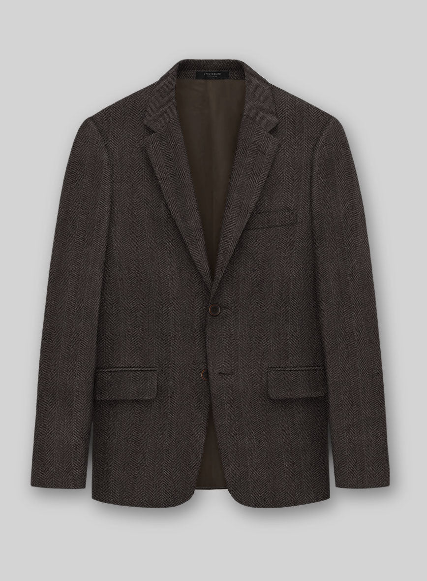 Italian Linen Ombro Herringbone Suit - Image 2