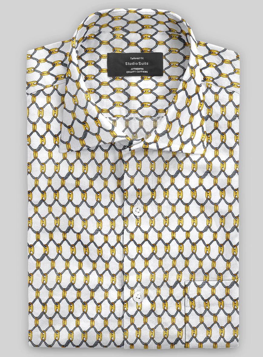 Italian Linen Ortiga Shirt - Image 2
