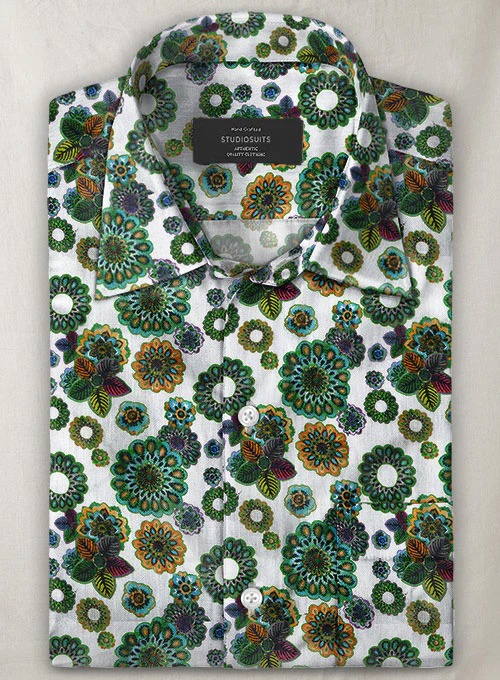 Italian Linen Palli Shirt - Image 2