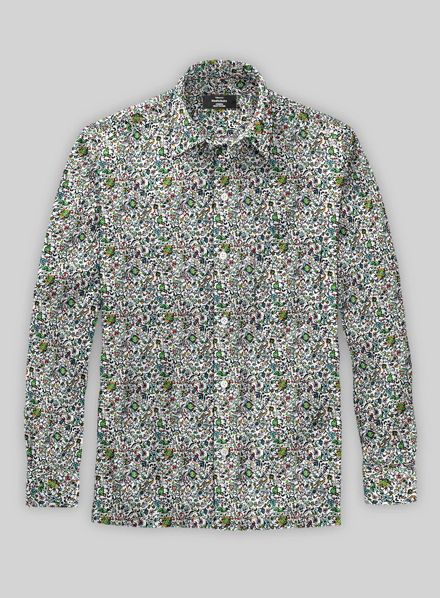 Italian Linen Pirsto Shirt - Image 2