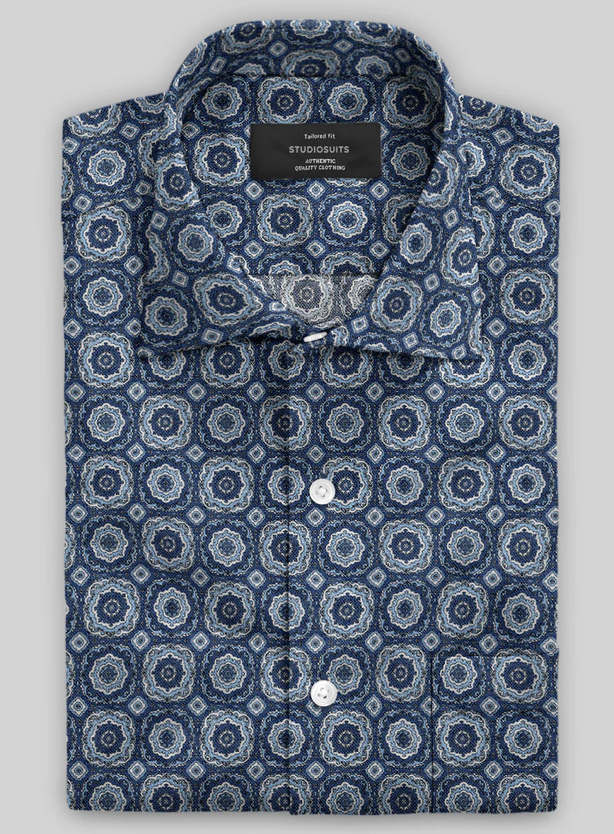 Italian Linen Rillo Shirt - Image 2