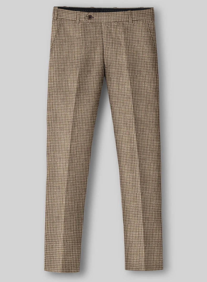 Italian Linen Ruggino Houndstooth Suit - Image 4