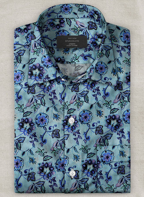 Italian Linen Saneri Shirt - Image 2