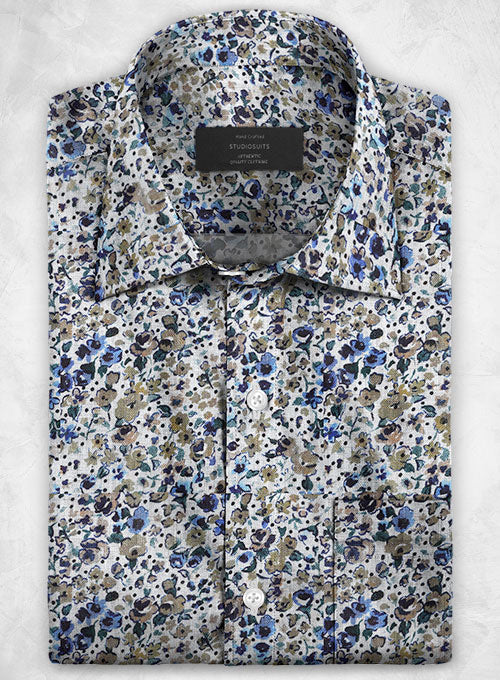 Italian Linen Sanez Shirt - Image 2