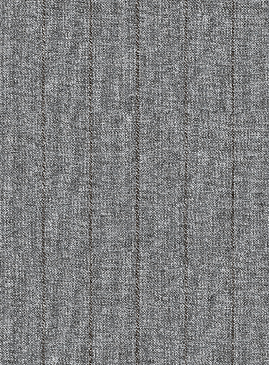 Italian Linen Seravio Stripe Pants - Image 4