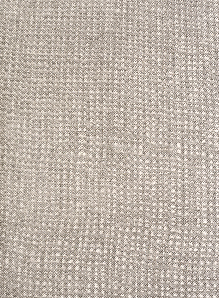 Italian Linen Stone Beige Pants - Image 3