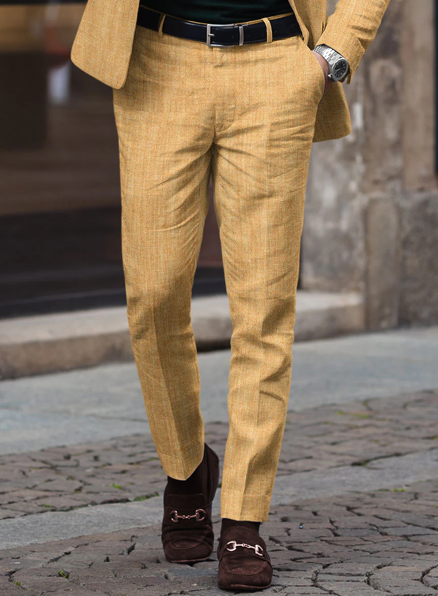 Italian Linen Sunlit Orchid Suit - Image 6