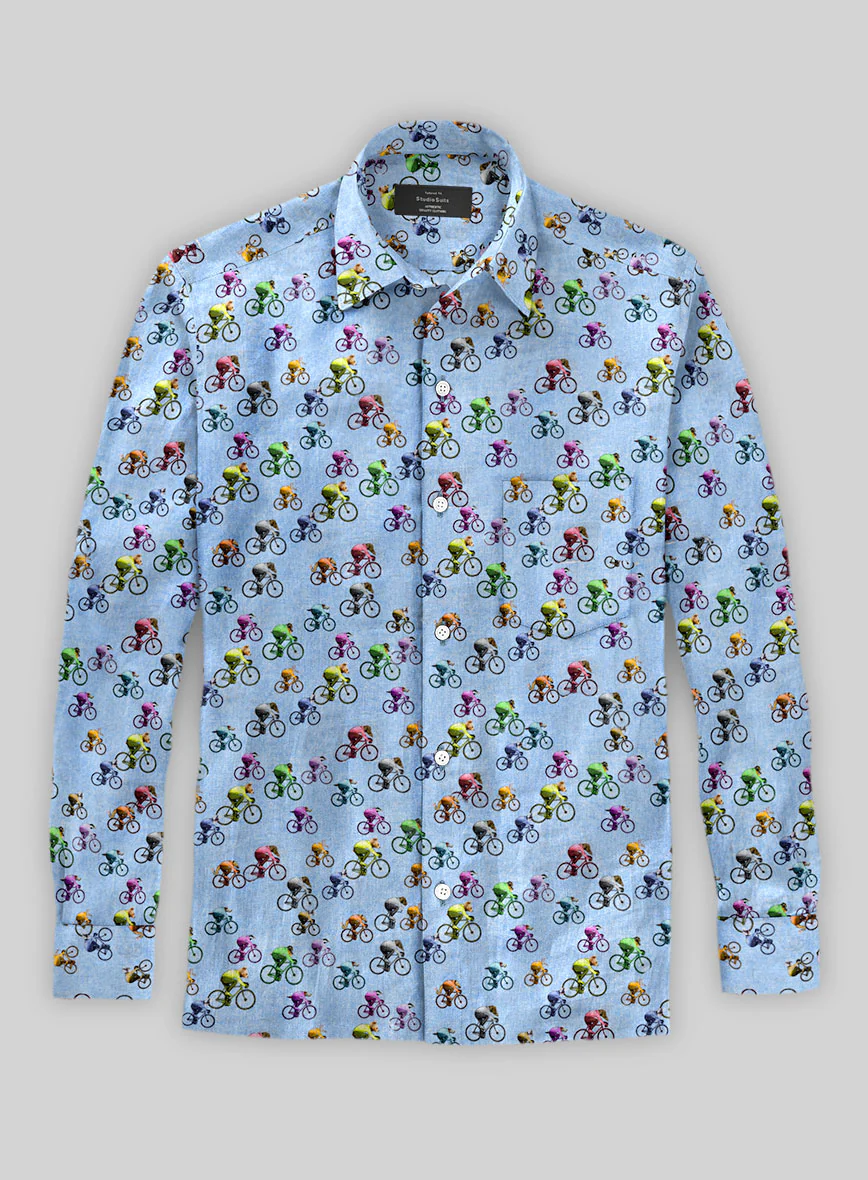 Italian Linen Taunro Shirt - Image 2