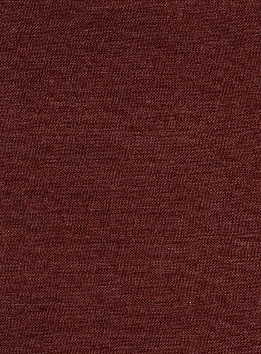 Italian Linen Terra Brown Pants - Image 3