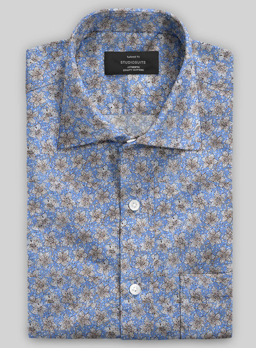 Italian Linen Tesban Shirt - Image 2