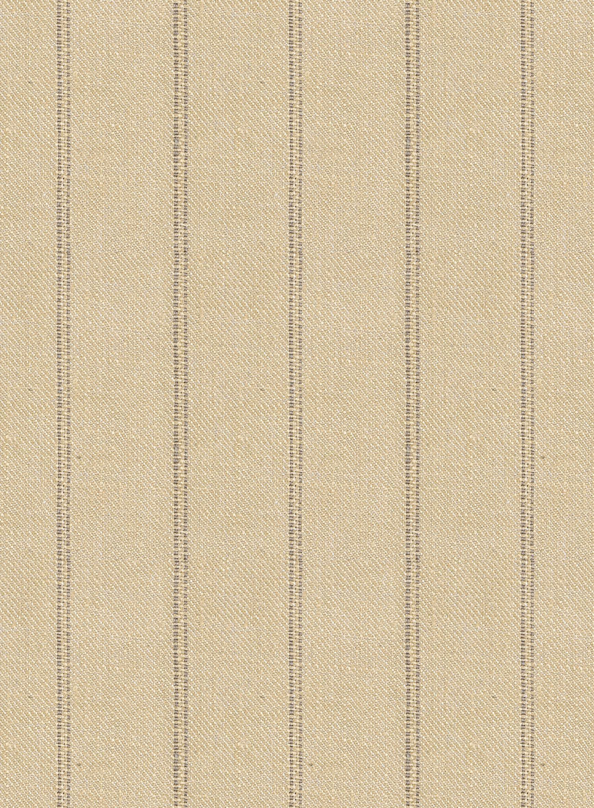 Italian Linen Tuscany Stripe Jacket - Image 3