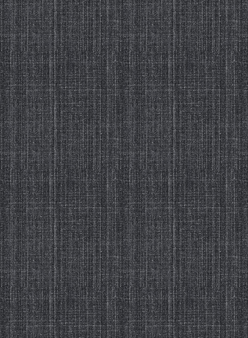 Italian Linen Twilight Dark Blue Pants - Image 3