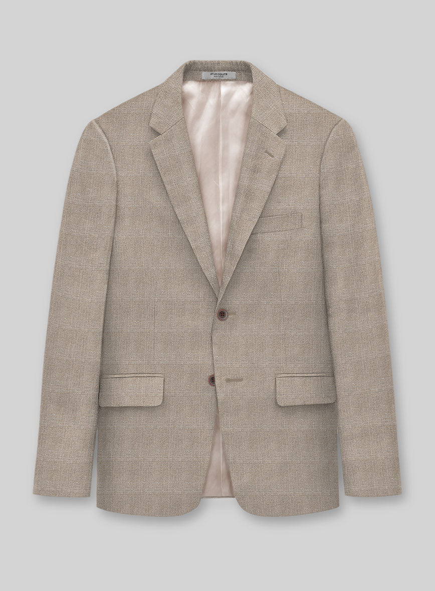 Italian Linen Vittorio Check Suit - Image 2