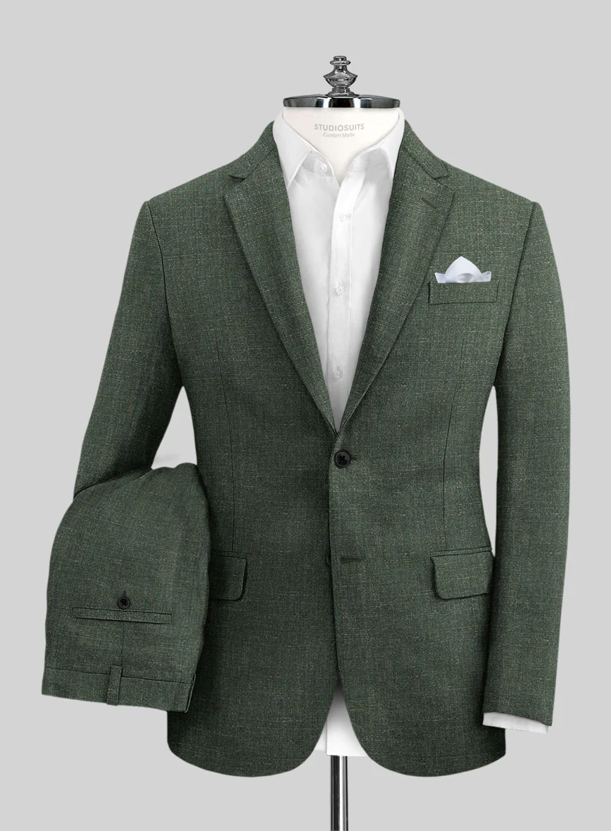 Italian Linen Willow Green Suit
