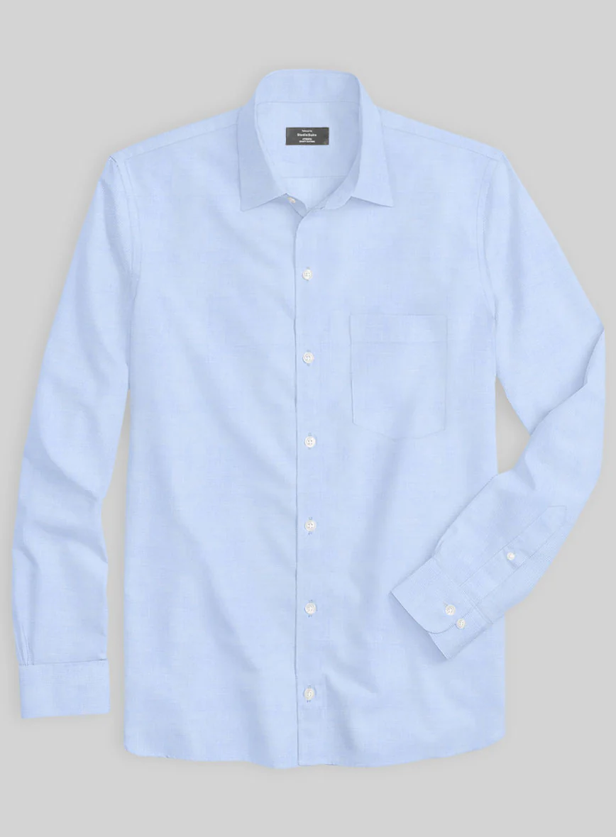 Italian Lombardo Casper Blue Shirt - Image 2