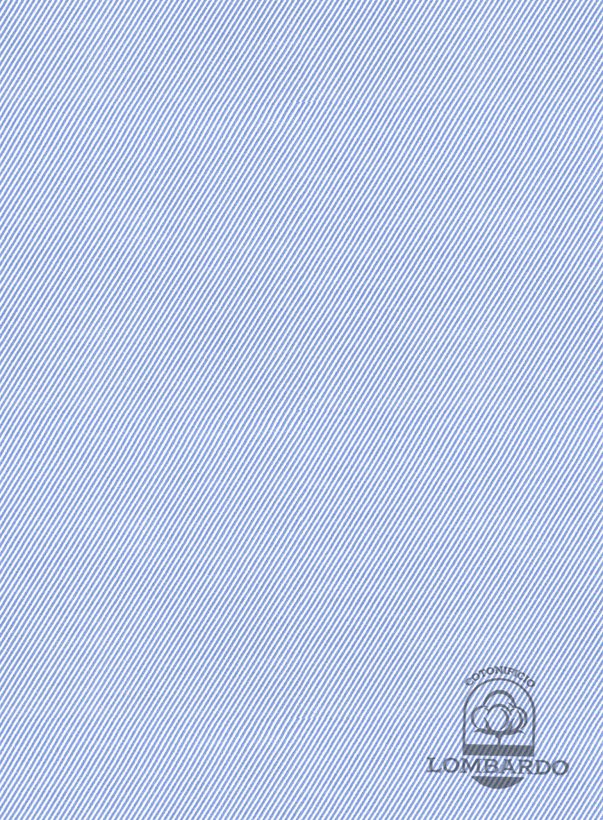 Italian Lombardo Ceo Columbia Blue Shirt - Image 3