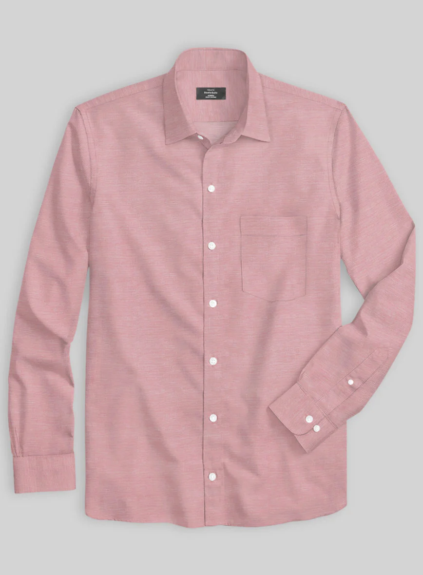 Italian Lombardo Coral Red Shirt - Image 2