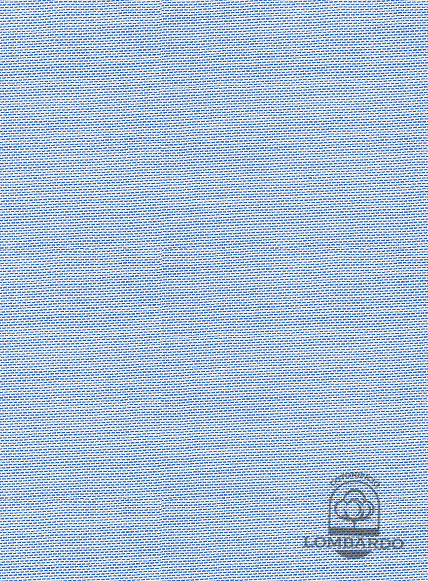 Italian Lombardo Cornflower Blue Shirt - Image 3