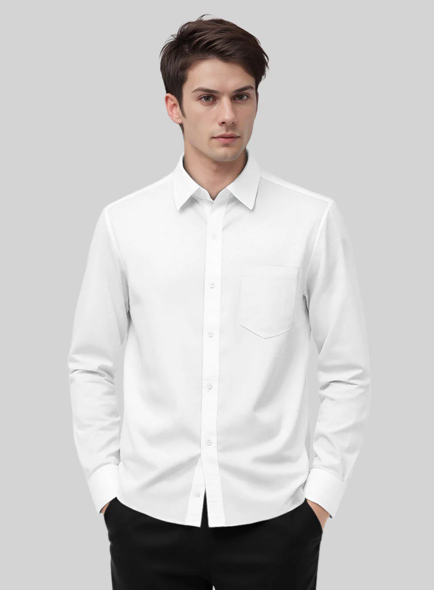 Italian Lombardo Fine White Shirt - Image 2