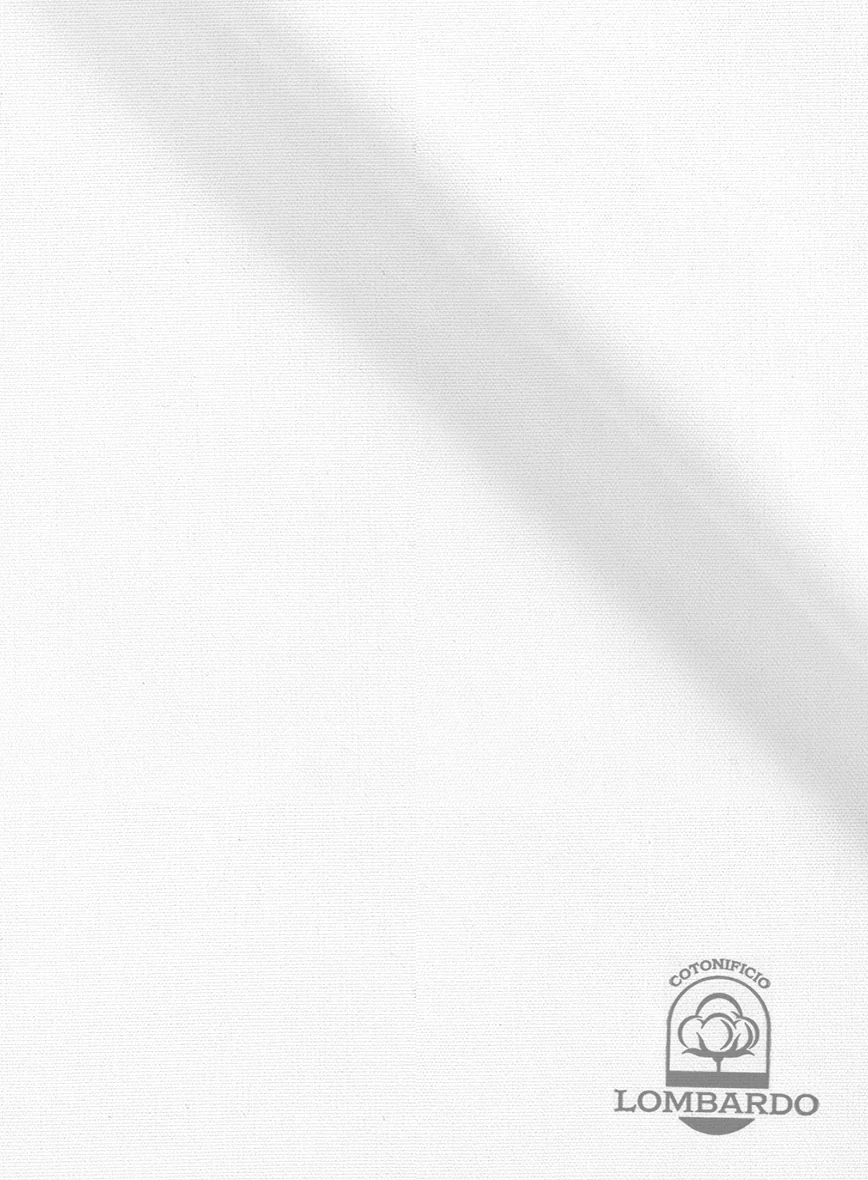 Italian Lombardo Fine White Shirt - Image 4