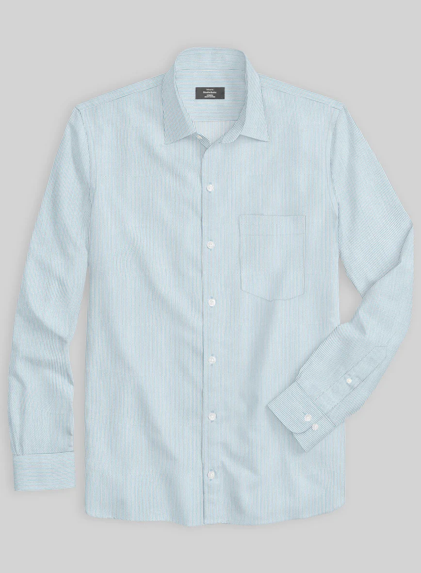 Italian Lombardo Mabel Pinstripe Shirt - Image 2