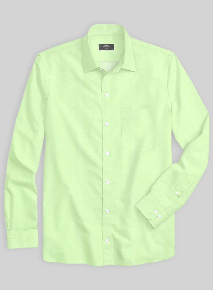 Italian Lombardo Mint Green Shirt - Image 2