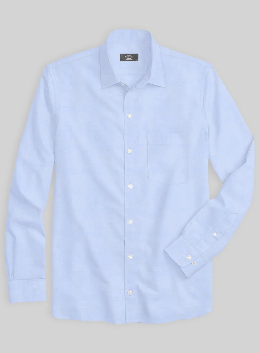 Italian Lombardo Pastel Blue Shirt - Image 2