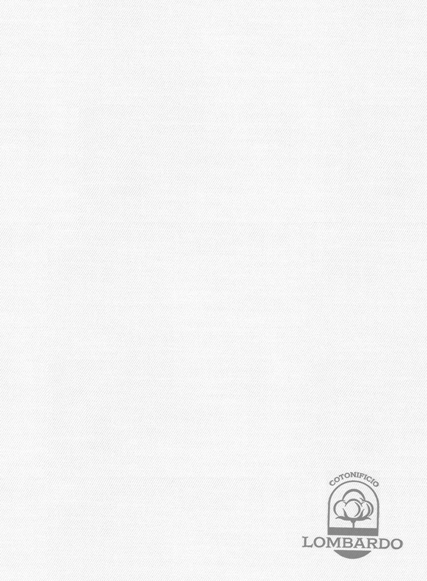 Italian Lombardo Powder White Shirt - Image 3