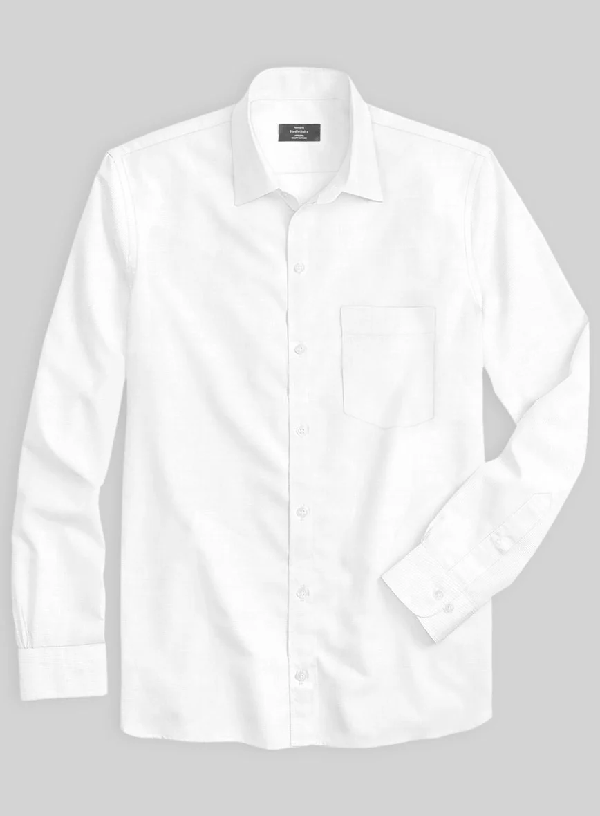 Italian Lombardo Procelain White Shirt - Image 2