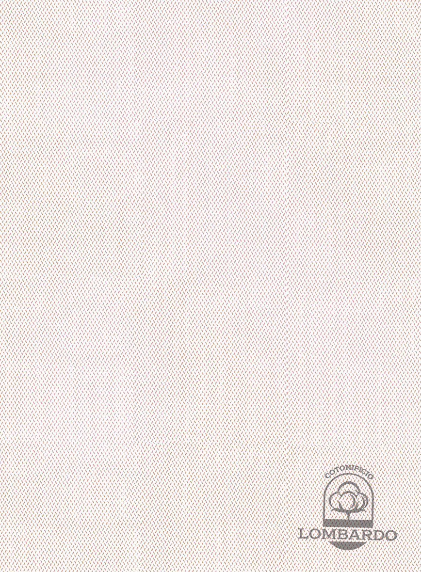 Italian Lombardo Rib Rose Beige Shirt - Image 3