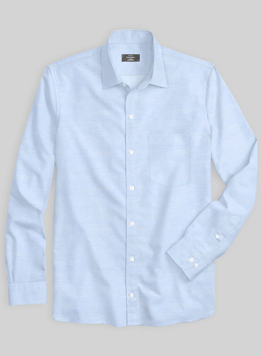 Italian Lombardo Sky Blue Shirt - Image 2