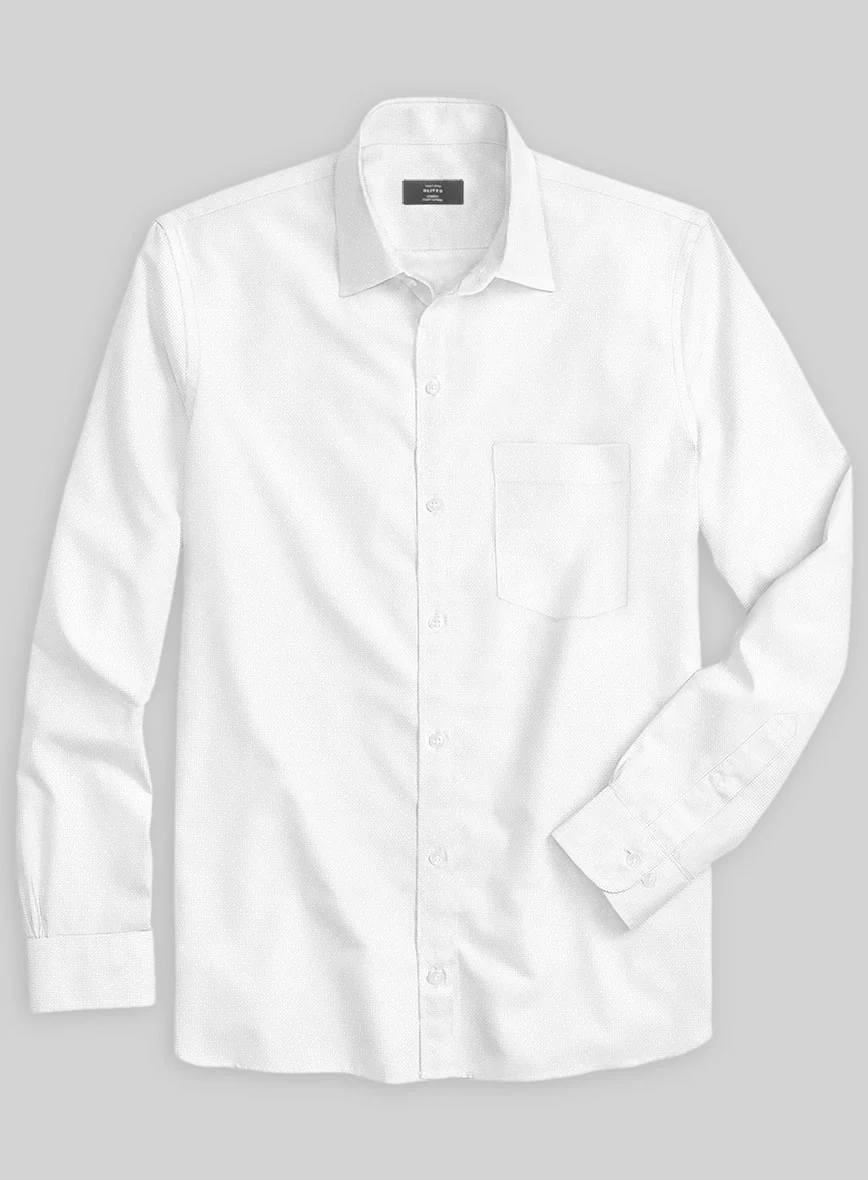 Italian Lombardo Specked White Shirt - Image 2