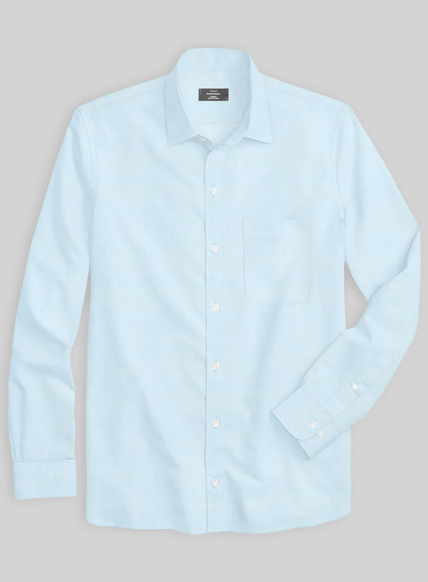 Italian Lombardo Tropical Blue Shirt - Image 2