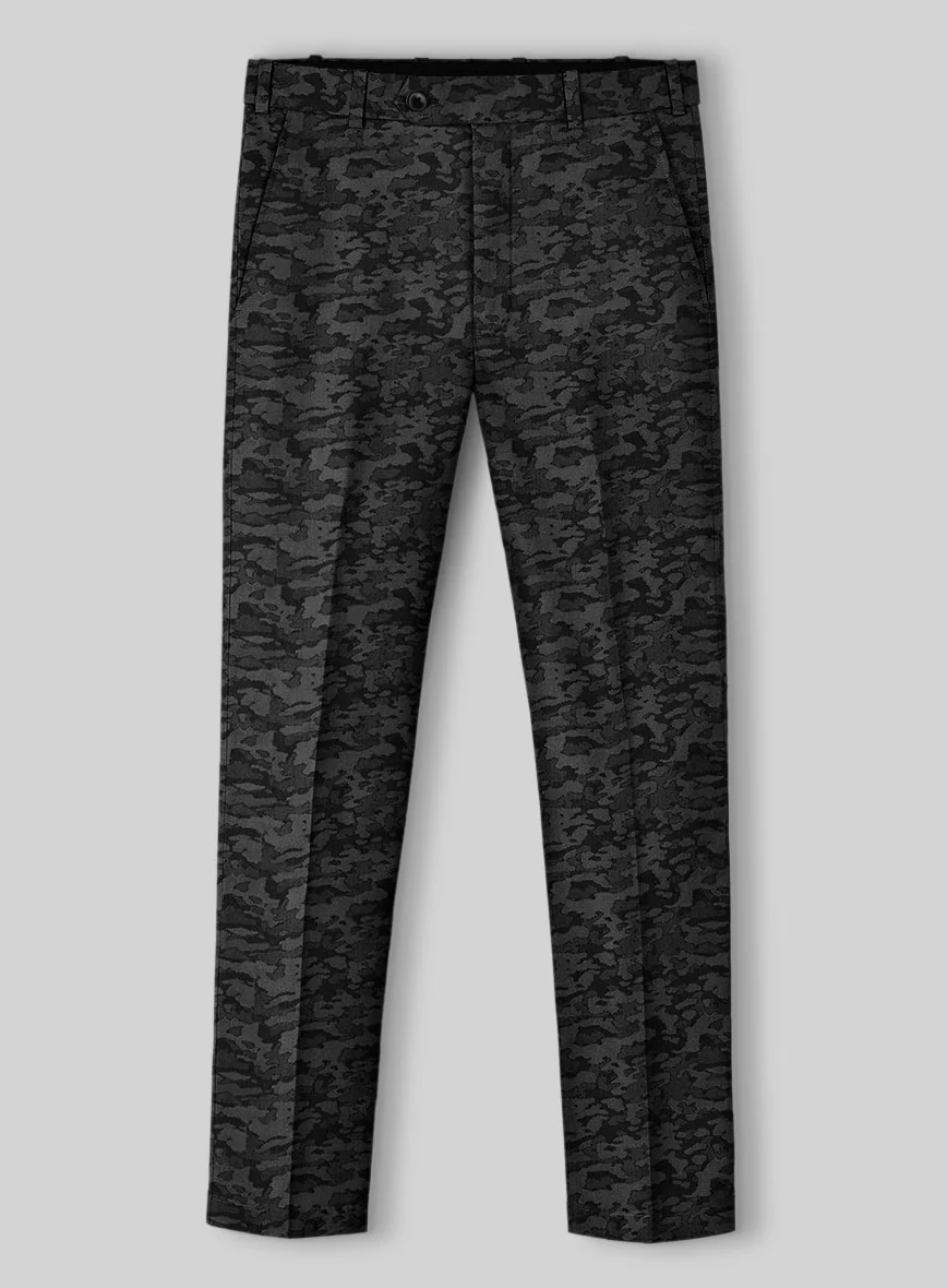 Italian Luxury Camo Cotton Suit - Image 5