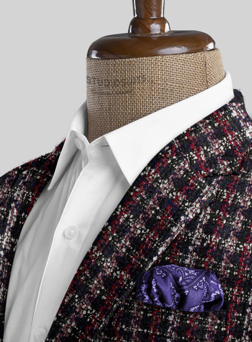 Italian Masin Boucle Wool Jacket - Image 2