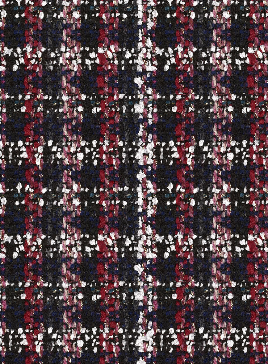 Italian Masin Boucle Wool Jacket - Image 3