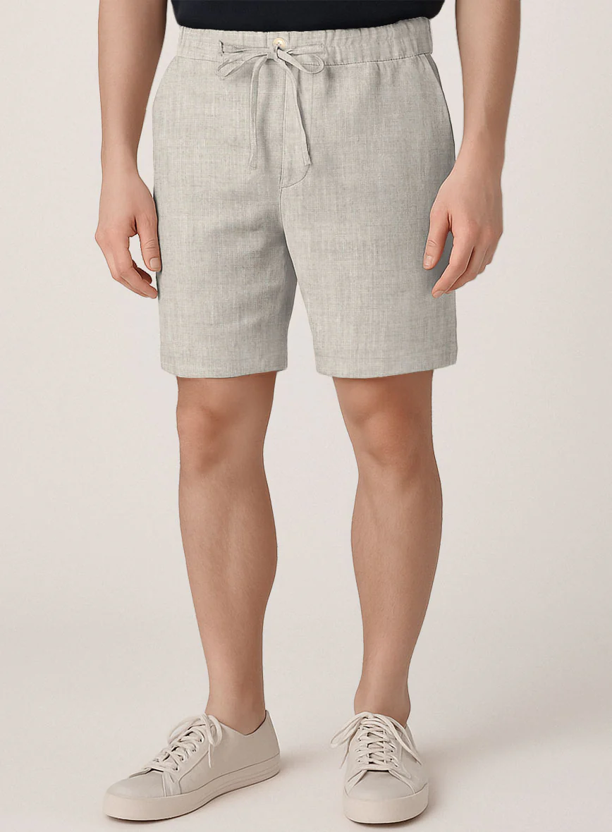 Italian Meadow Linen Shorts - Image 2