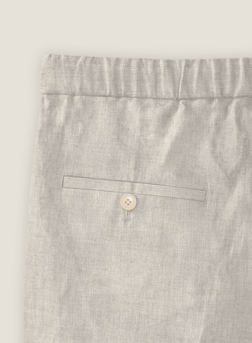 Italian Meadow Linen Shorts - Image 4