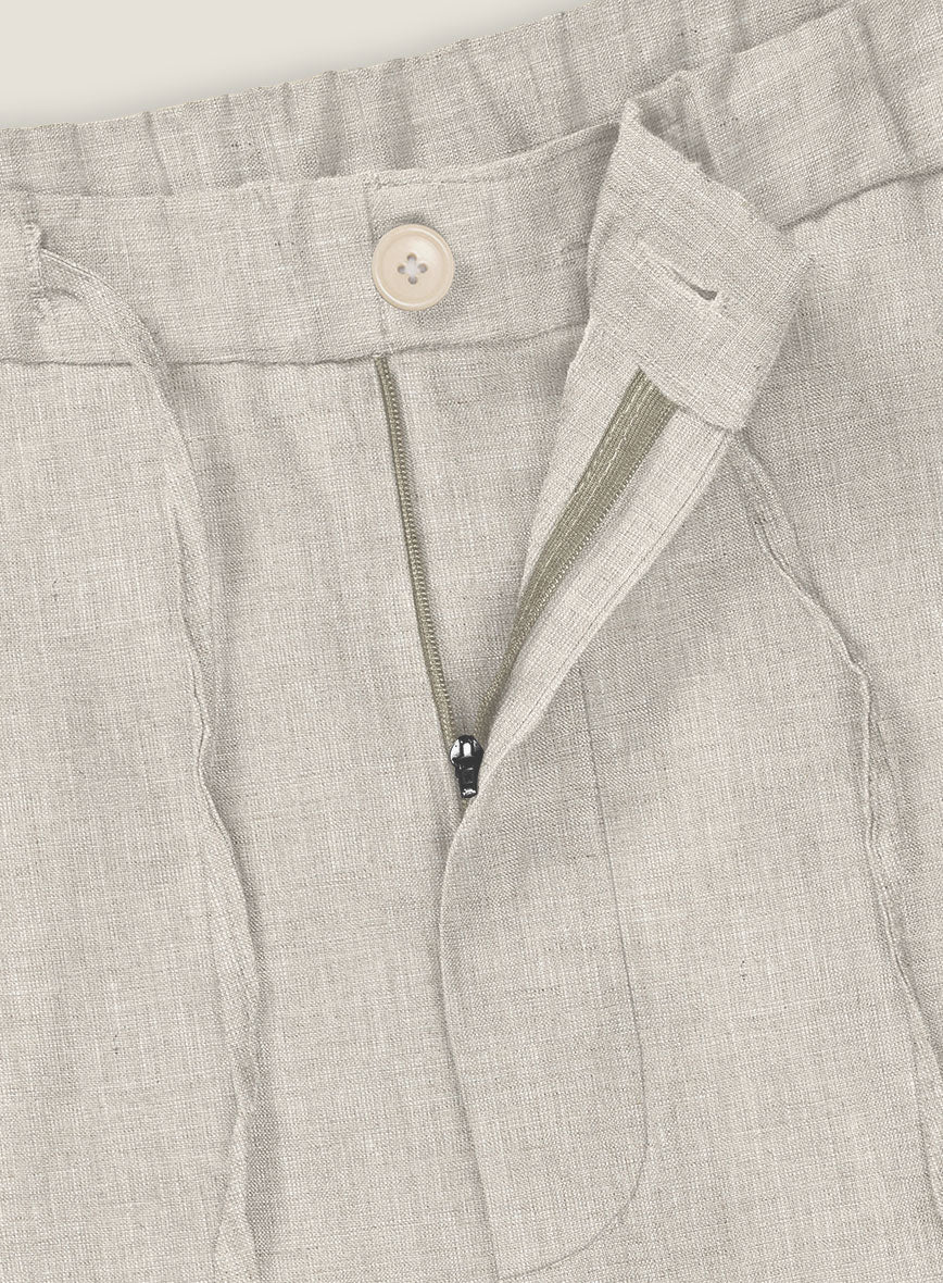 Italian Meadow Linen Shorts - Image 5