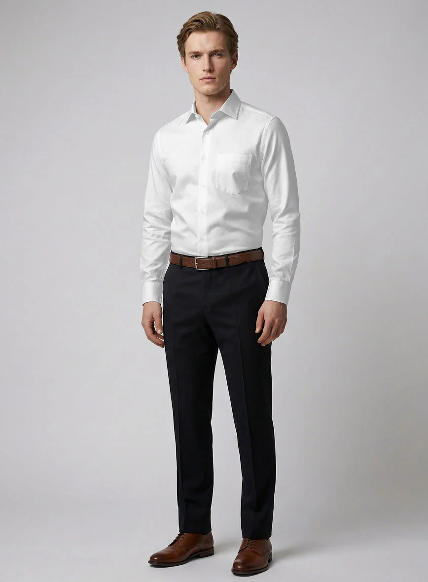 Italian Micro Dobby Shirt - Image 4