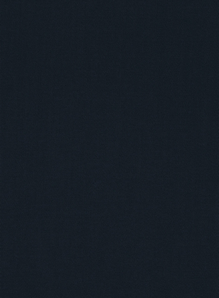 Italian Midnight Blue Cotton Stretch Shorts - Image 6