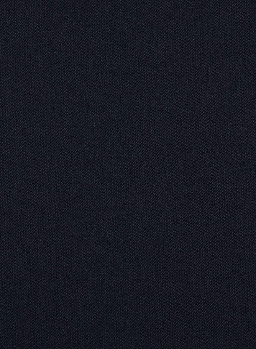 Italian Midnight Exiqu Blue Wool Jacket - Image 3