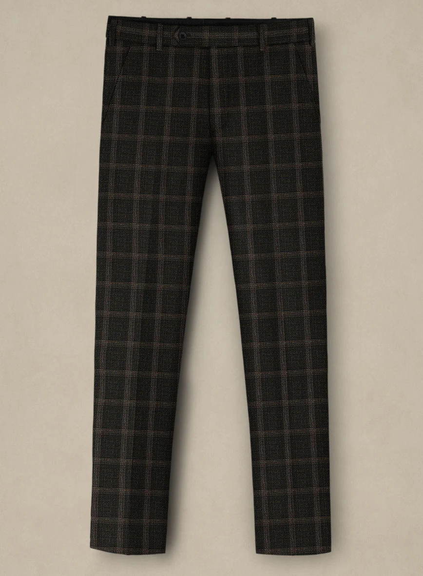 Italian Murano Ando Wool Linen Silk Pants - Image 2